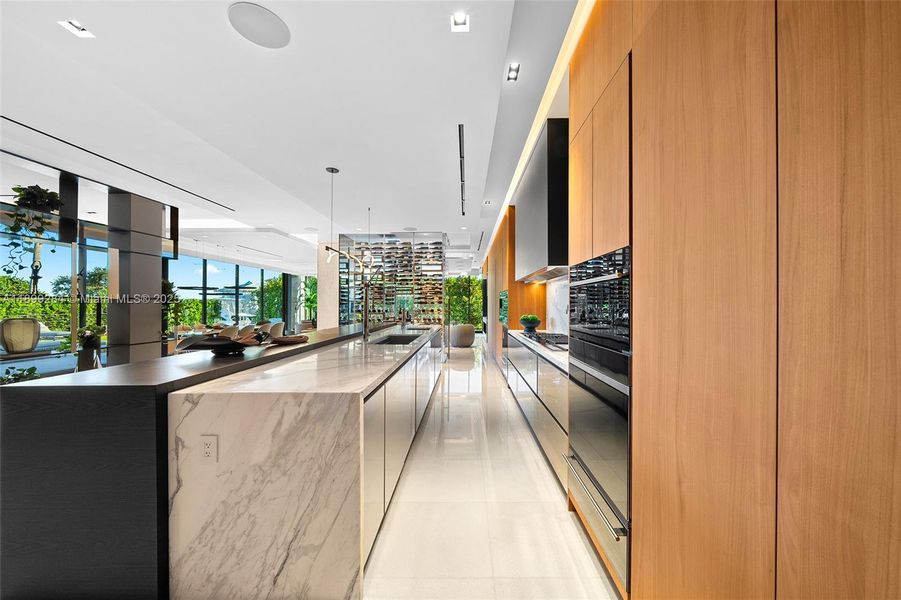 Furnished interior view inside a new home in , Miami (Image 26).