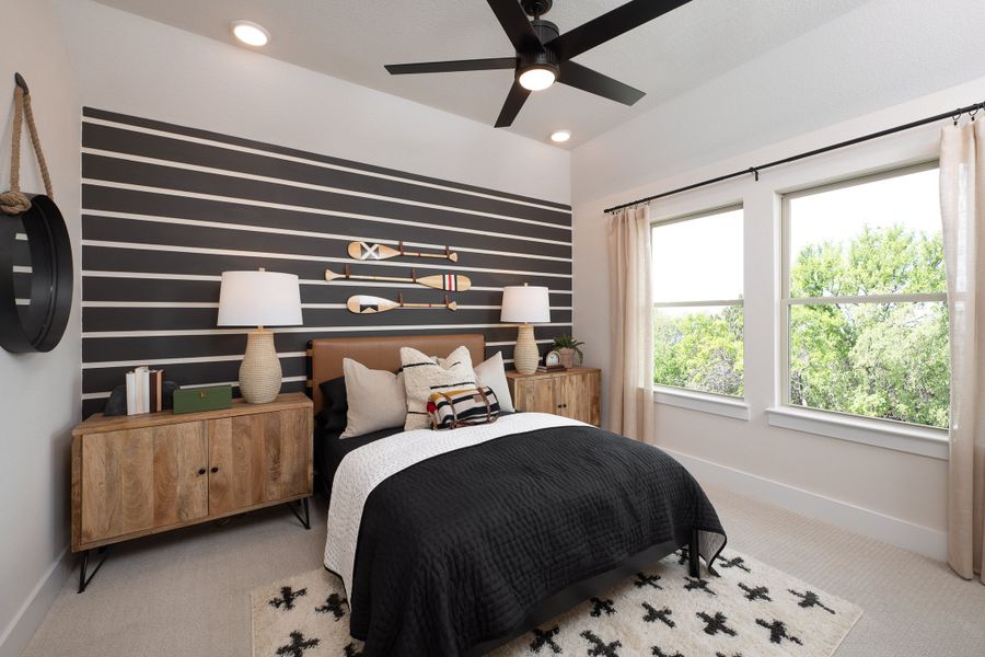 Image 11 representing the Juniper by Tri Pointe Homes in Treeline, Justin, TX.