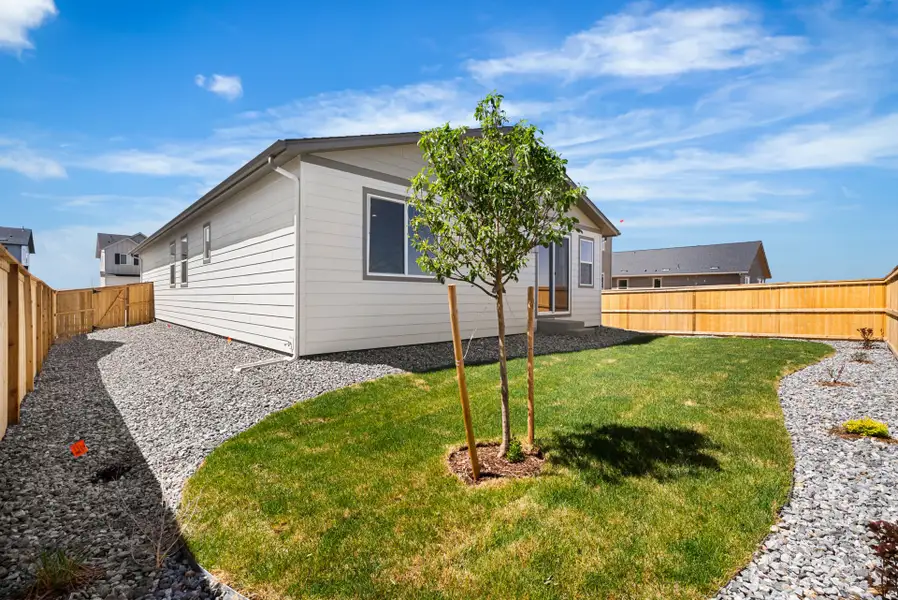 Exterior details and patio area of a home in Wolf Creek Run West, Strasburg (Image 4).