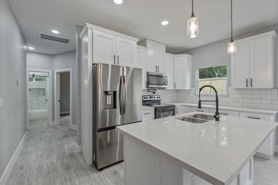 Furnished interior view inside a new home in , Willis (Image 6).