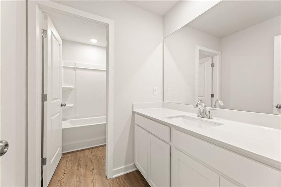 Furnished interior view inside a new home in Belleview Manor, Fairburn (Image 11).