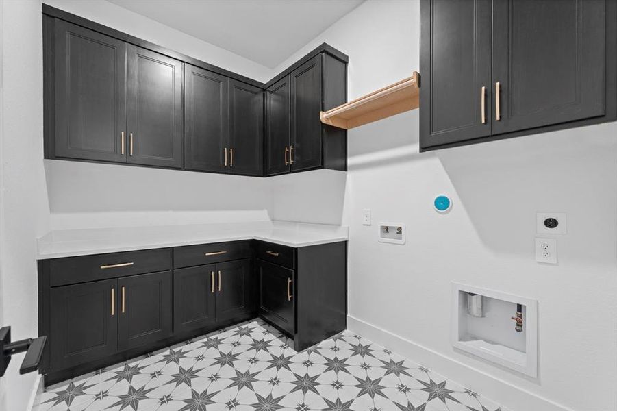 Utility Room with Additional Storage Cabinets