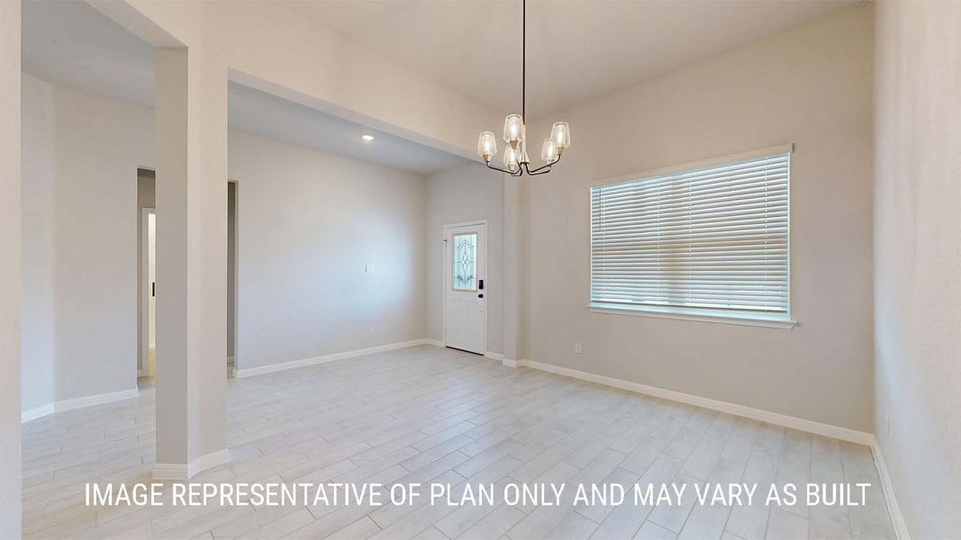 Spacious, unfurnished interior of a new home in Sterling Meadows, Salado (Image 10).