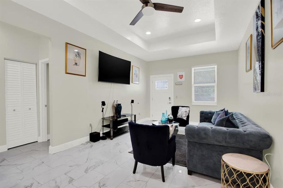 Furnished interior view inside a new home in , Tampa (Image 16).