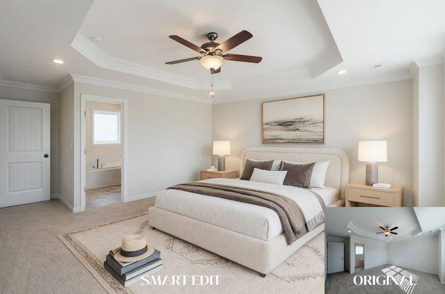 Furnished interior view inside a new home in Wheatfield, Shelbyville (Image 7).