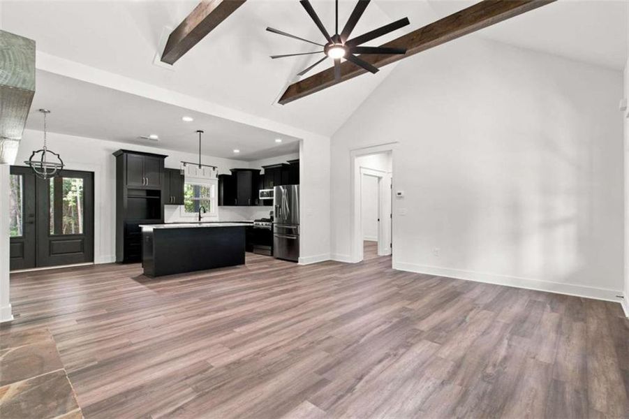 Spacious, unfurnished interior of a new home in , Talking Rock (Image 18).