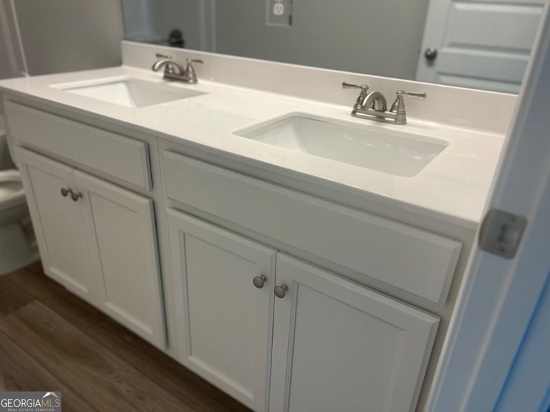 Furnished interior view inside a new home in Crofton Place Enclave, Snellville (Image 8). Furnished interior view inside a new home in Crofton Place Enclave, Snellville (Image 8).