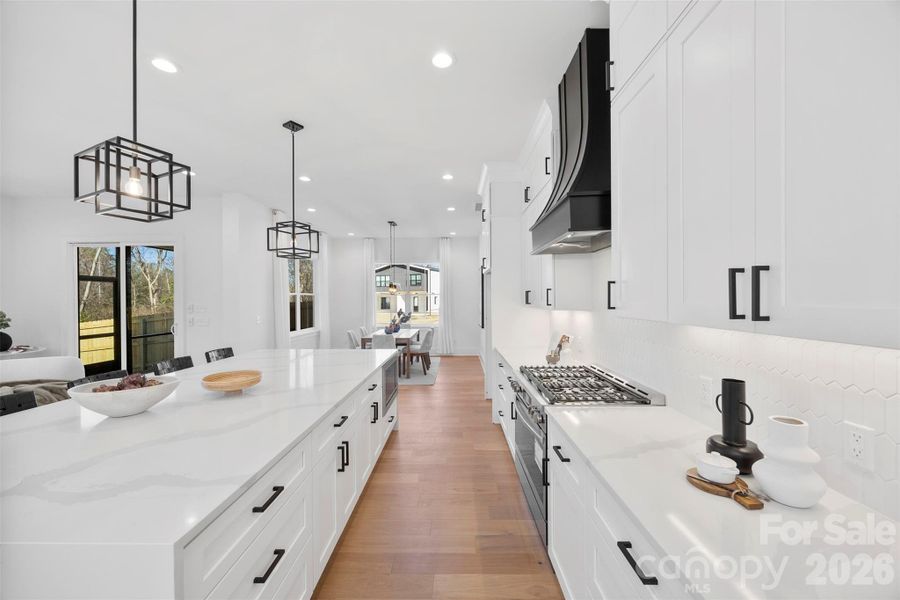 Furnished interior view inside a new home in , Charlotte (Image 15).