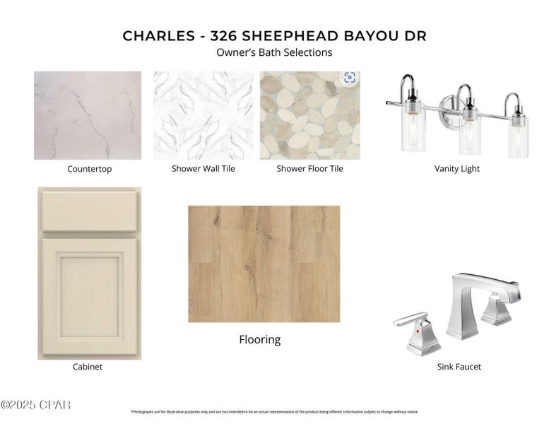 Sample of building materials used in homes in Breakfast Point East, Panama City Beach (Image 8).
