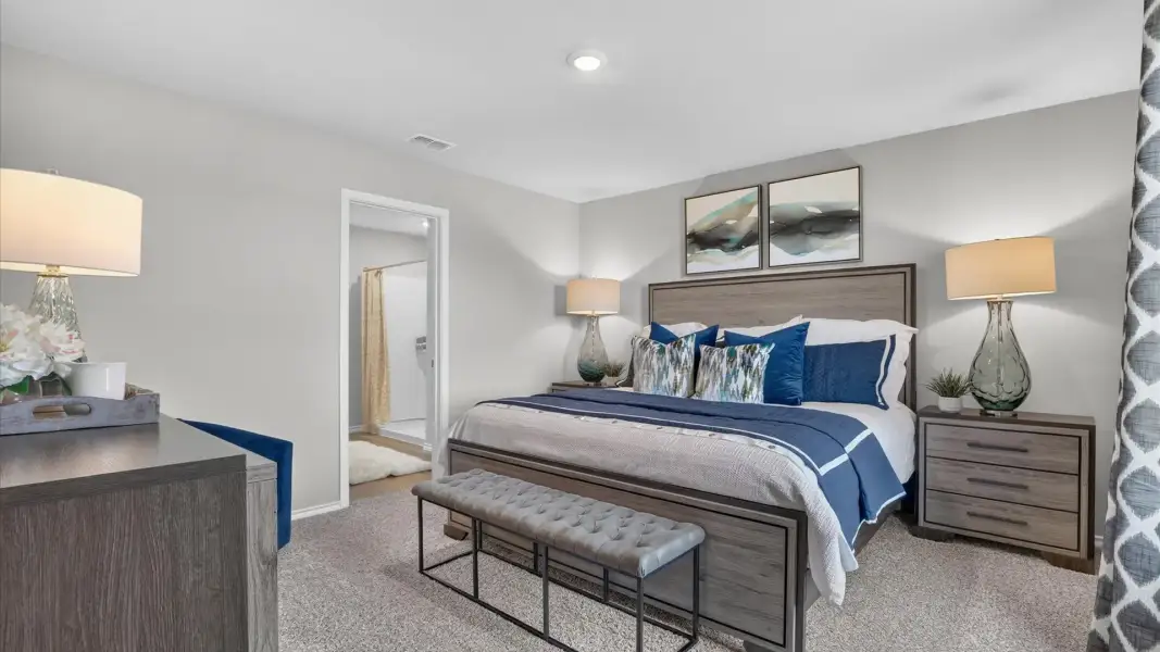 Furnished interior view inside a new home in Springhill South, Boyd (Image 15).