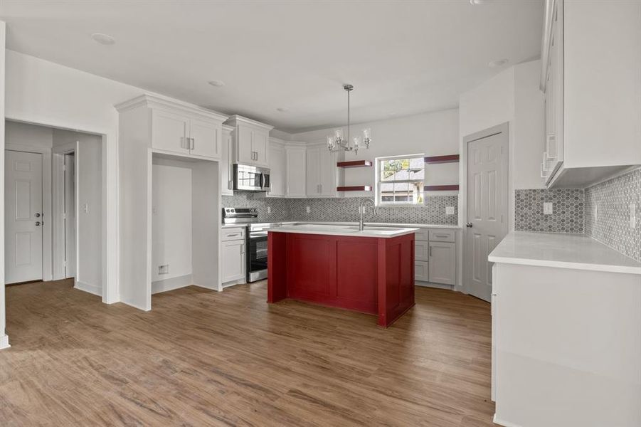 Furnished interior view inside a new home in , Pittsburg (Image 8). Furnished interior view inside a new home in , Pittsburg (Image 8).