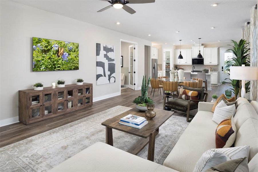 Furnished interior view inside a new home in Wellen Park, Venice (Image 4).