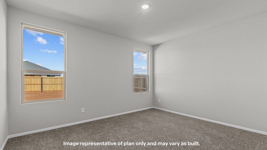 Spacious, unfurnished interior of a new home in Mustang Ridge, Andrews (Image 10).