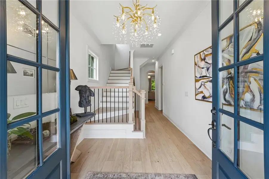 Furnished interior view inside a new home in Lakeside at River Green, Canton (Image 13).