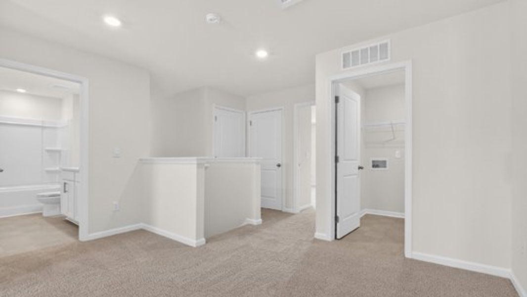 Spacious, unfurnished interior of a new home in The Reserve at Prestleigh, Wake Forest (Image 24). Spacious, unfurnished interior of a new home in The Reserve at Prestleigh, Wake Forest (Image 24).
