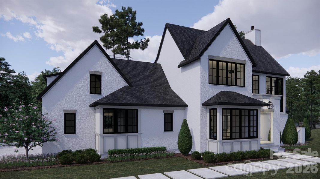 Side front Rendering of To Be Built home Side front Rendering of To Be Built home