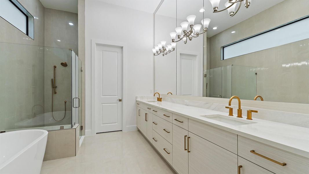 Furnished interior view inside a new home in Artistry Palm Beach, Palm Beach Gardens (Image 6).