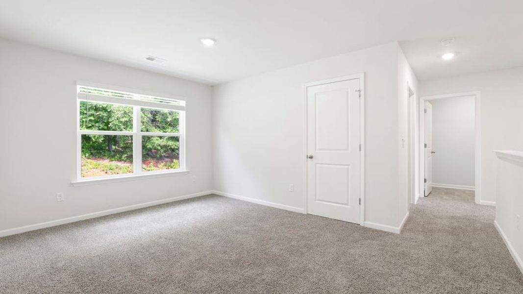 Spacious, unfurnished interior of a new home in Foxbank, Gray Court (Image 23). Spacious, unfurnished interior of a new home in Foxbank, Gray Court (Image 23).