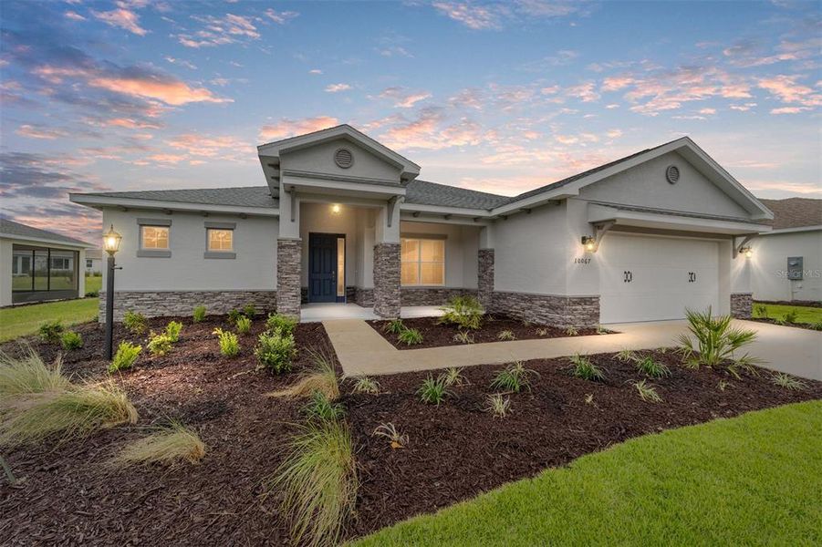 Front exterior of a new home in , Ocala, FL, highlighting curb appeal (Image 2).
