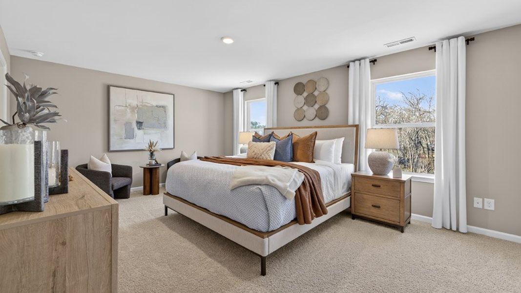 Representative furnished interior of a home built from the Hanover by D.R. Horton in Martin Farms, Aberdeen (Image 16).