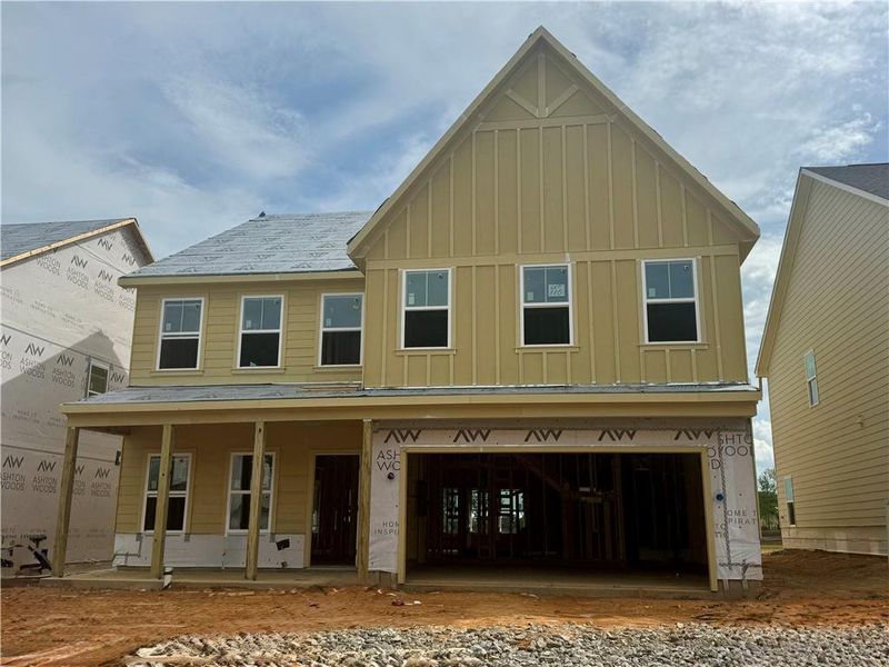 In-progress construction of a new home in Eastlyn Crossing, Flowery Branch, GA (Image 7). In-progress construction of a new home in Eastlyn Crossing, Flowery Branch, GA (Image 7).