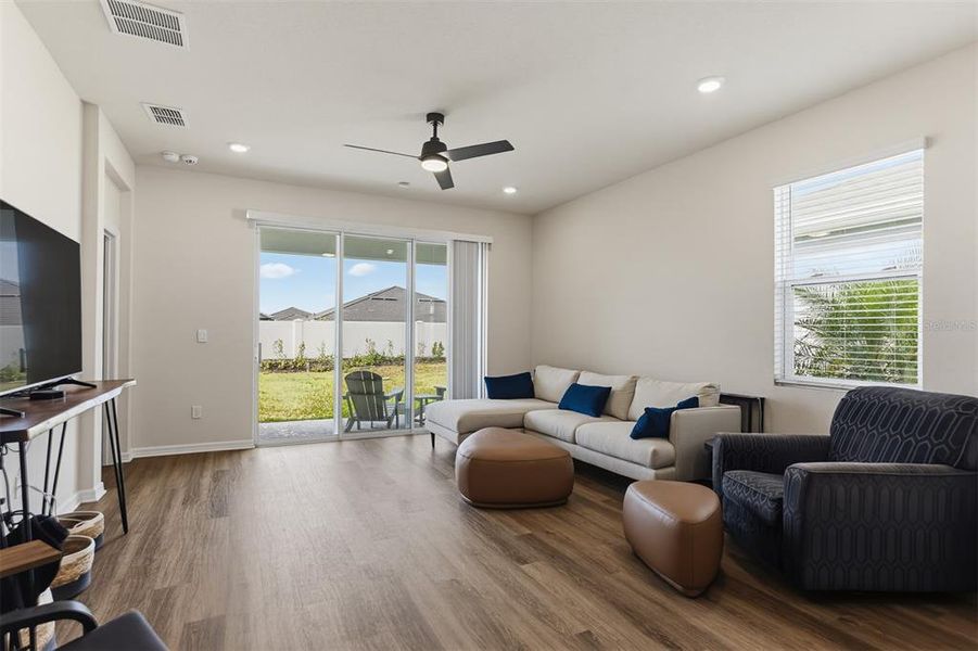 Furnished interior view inside a new home in Star Farms at Lakewood Ranch, Bradenton (Image 14).