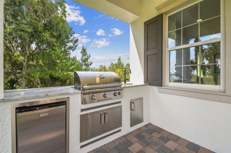 Exterior details and patio area of a home in Southern Hills Plantation, Brooksville (Image 27).