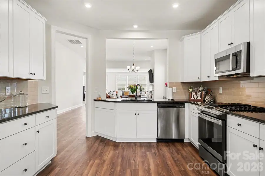 Furnished interior view inside a new home in , Charlotte (Image 13). Furnished interior view inside a new home in , Charlotte (Image 13).