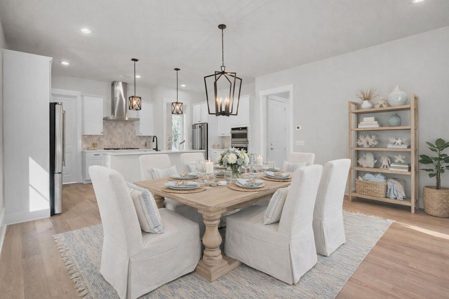 Furnished interior view inside a new home in , Johns Island (Image 9).