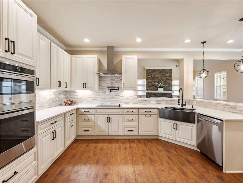 Furnished interior view inside a new home in , Winder (Image 16).