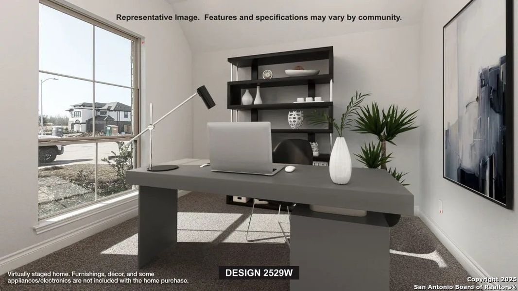 Furnished interior view inside a new home in Meadows Of Mill Creek 50', Seguin (Image 6). Furnished interior view inside a new home in Meadows Of Mill Creek 50', Seguin (Image 6).