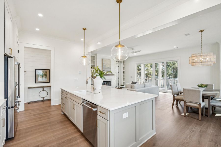 Furnished interior view inside a new home in , Johns Island (Image 42).