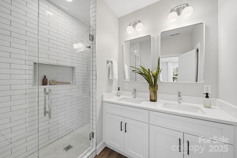 Furnished interior view inside a new home in , Charlotte (Image 35).