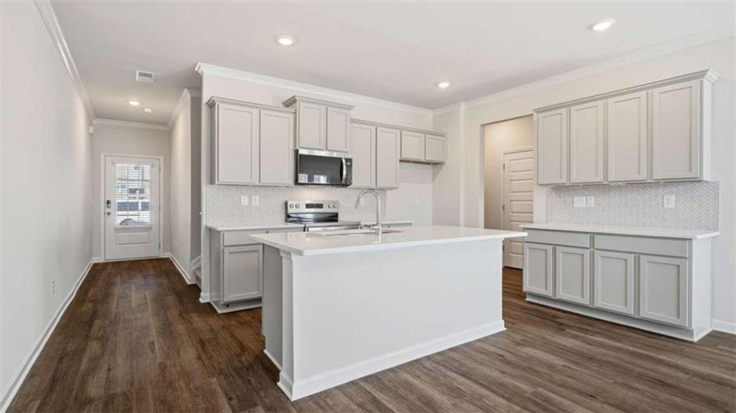 Furnished interior view inside a new home in Independence Villas and Townhomes, Loganville (Image 6).