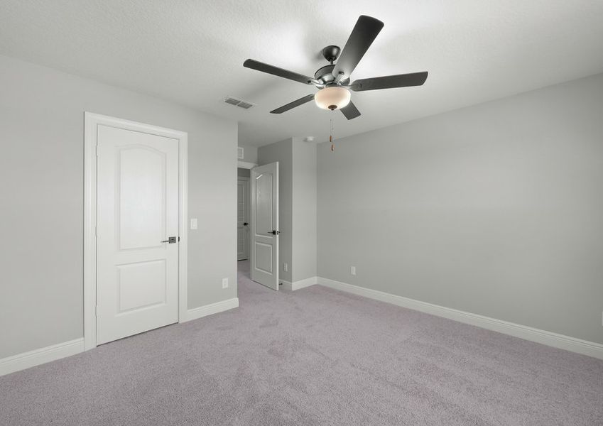 Each bedroom includes ceiling fans and spacious closets! Each bedroom includes ceiling fans and spacious closets!