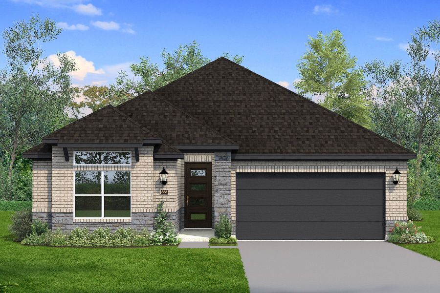 The Bianca - Modern with Stone Elevation The Bianca - Modern with Stone Elevation