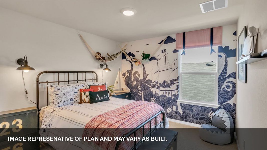 Furnished interior view inside a new home in Southgrove, Kyle (Image 28).