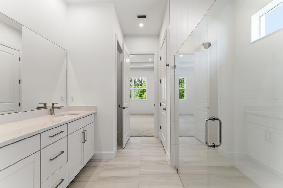 Furnished interior view inside a new home in Tradition, Port St. Lucie (Image 4).