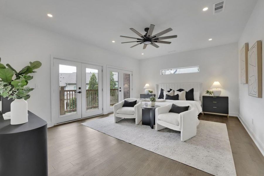 Furnished interior view inside a new home in , Buford (Image 14).