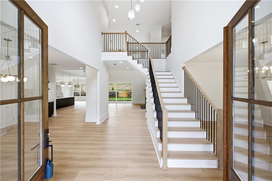 Furnished interior view inside a new home in , Monroe (Image 12).