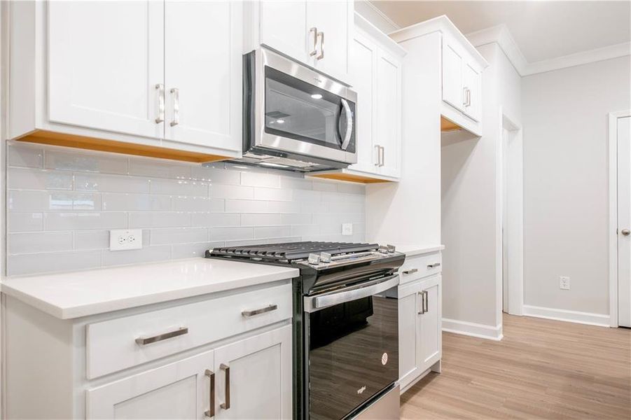 Furnished interior view inside a new home in River Walk Place, Lawrenceville (Image 9).