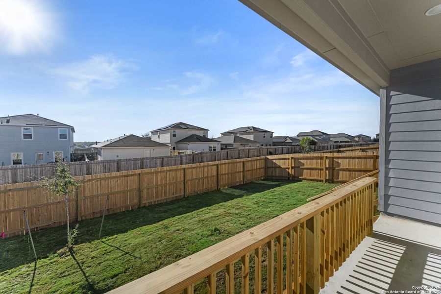 Exterior details and patio area of a home in , New Braunfels (Image 2).