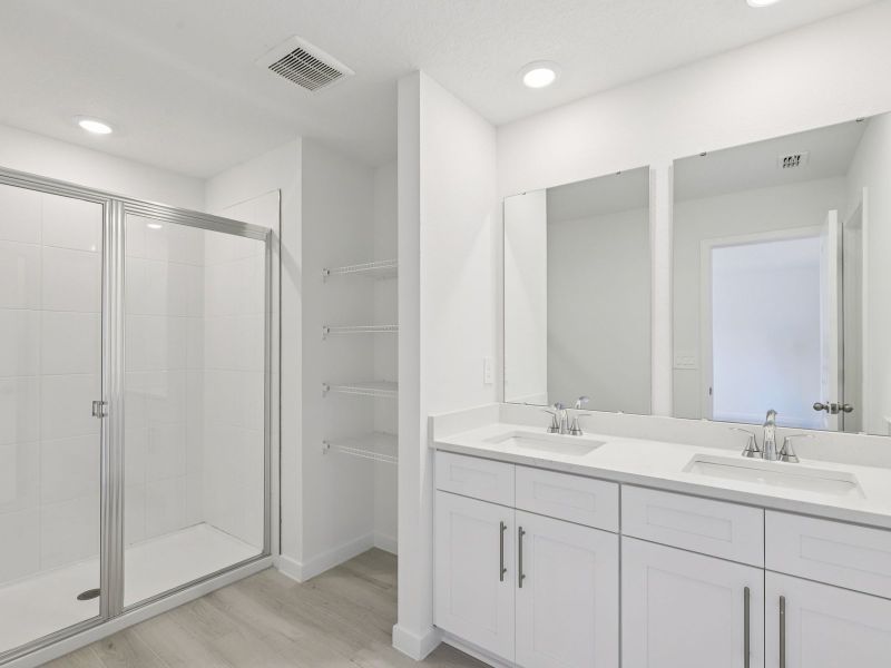 Furnished interior view inside a new home in Parkside at Shearwater, St. Augustine (Image 6).