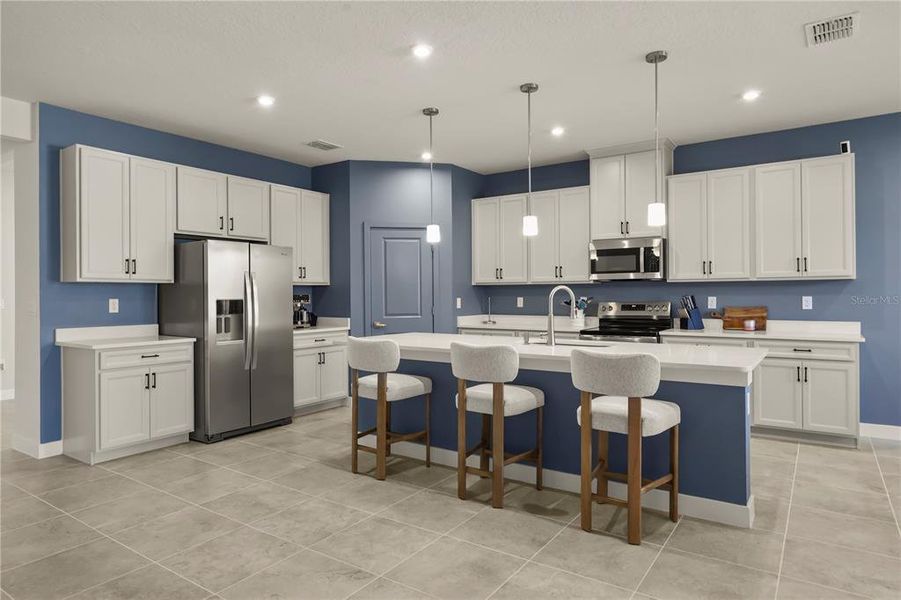 Furnished interior view inside a new home in , Winter Haven (Image 6). Furnished interior view inside a new home in , Winter Haven (Image 6).