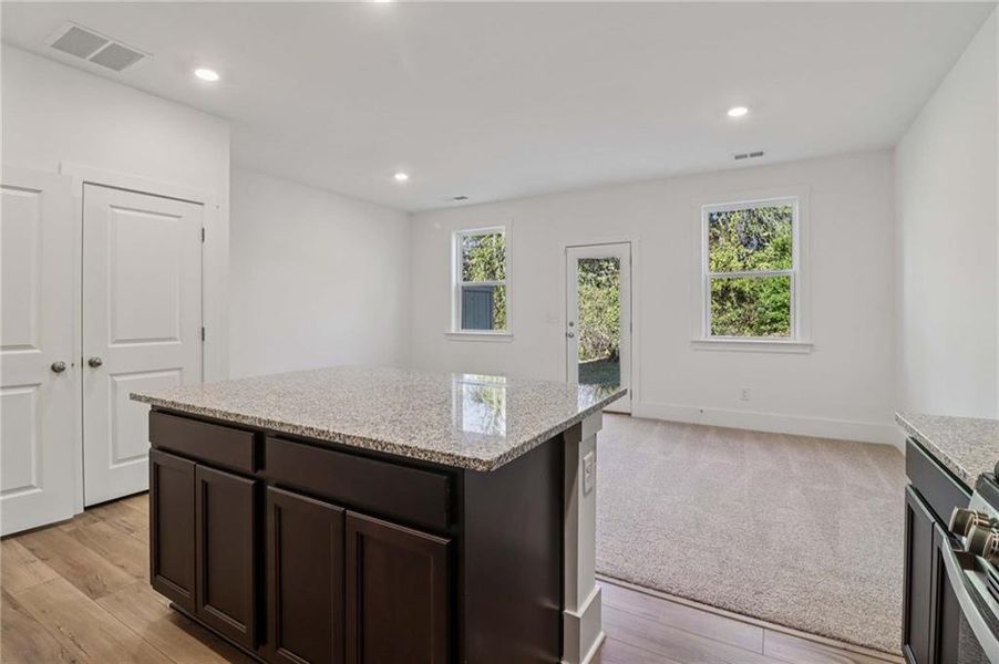 Furnished interior view inside a new home in Park Vue, Atlanta (Image 10). Furnished interior view inside a new home in Park Vue, Atlanta (Image 10).