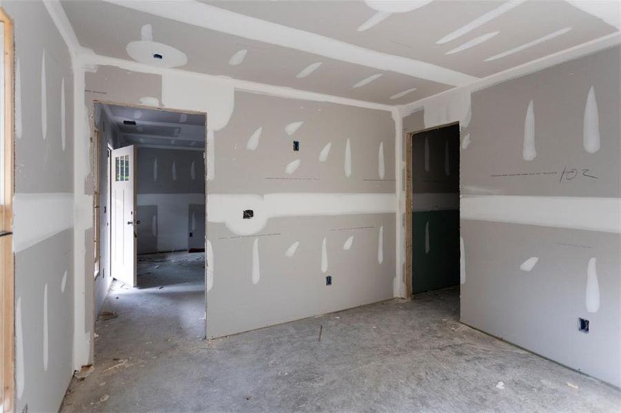In-progress construction of a new home in , Social Circle, GA (Image 8).