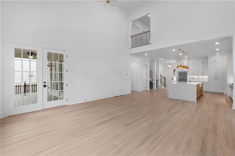 Spacious, unfurnished interior of a new home in Waterside Single Family, Peachtree Corners (Image 49). Spacious, unfurnished interior of a new home in Waterside Single Family, Peachtree Corners (Image 49).