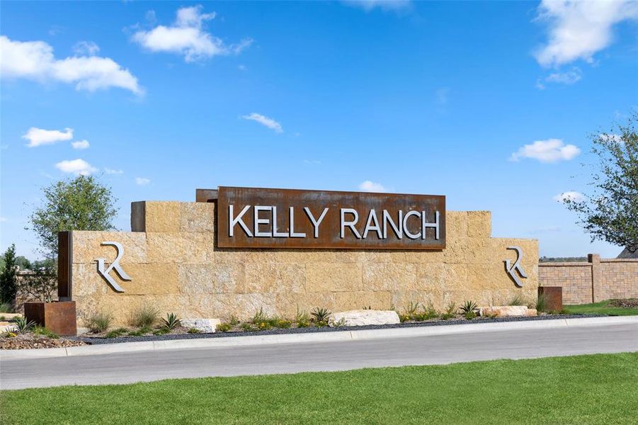Front exterior of a new home in Sierra Vista at Kelly Ranch, Aledo, TX, highlighting curb appeal (Image 17).