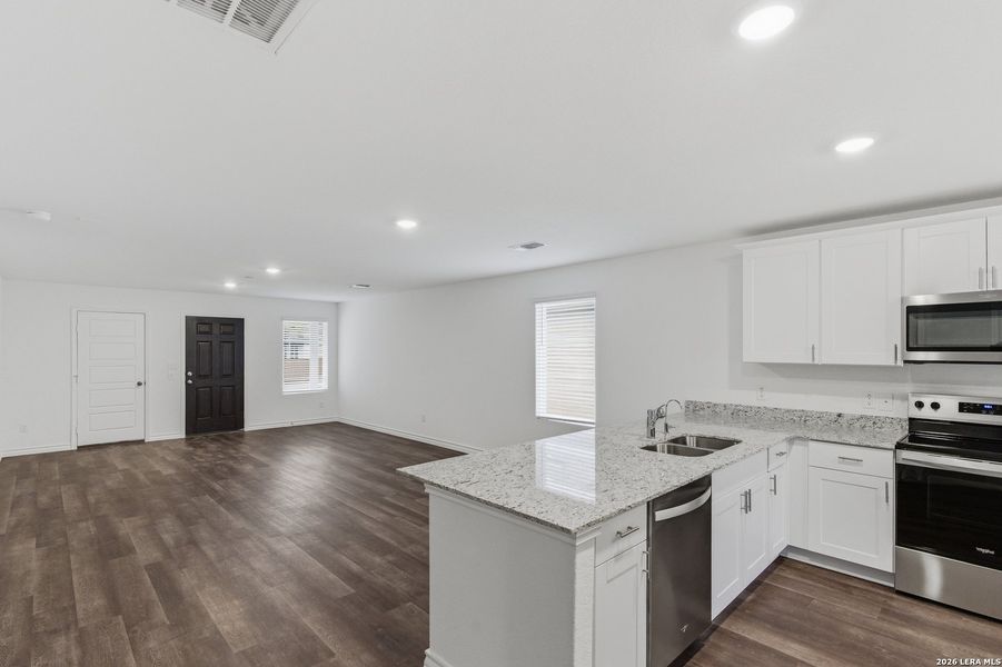 Furnished interior view inside a new home in Vista Real, Converse (Image 5).