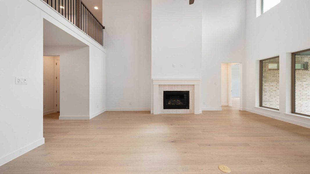 Representative unfurnished interior of a home built from the 3978W by Perry Homes in Austin Point, Richmond (Image 7).